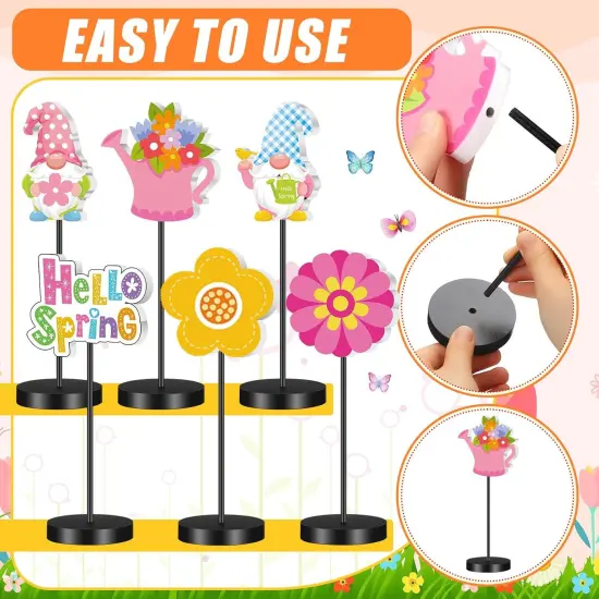 6 Pcs Spring Table Decor Spring Decoration for Table Centerpieces {4}