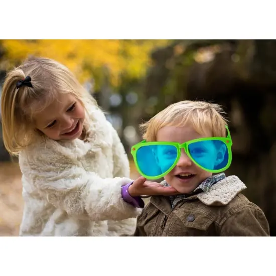 12 Pack Neon Giant Party Sunglasses Fun Glasses for Adult Kids Costume Favor Novelty, 3 Colors {3}