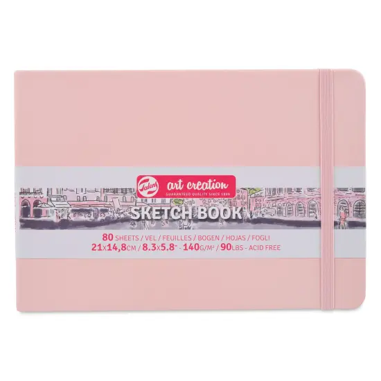 Royal Talens Art Creations Sketchbook - 5.8" x 8.3", Pastel Pink {1}