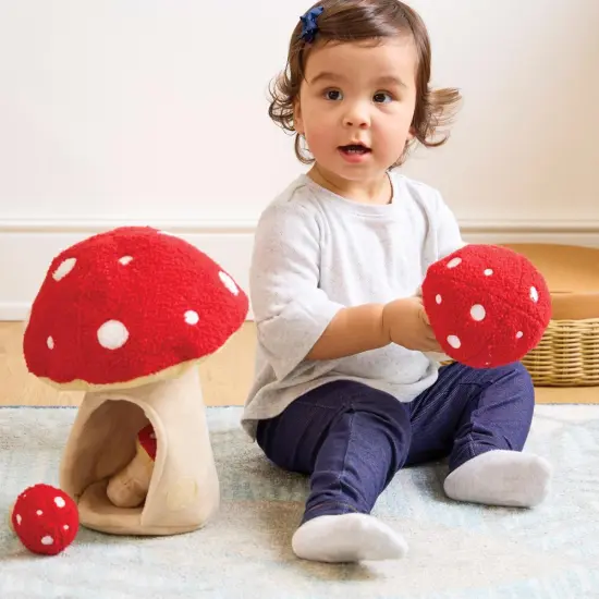 Kaplan Early Learning Company Plush Mushrooms- Set of 4 {3}