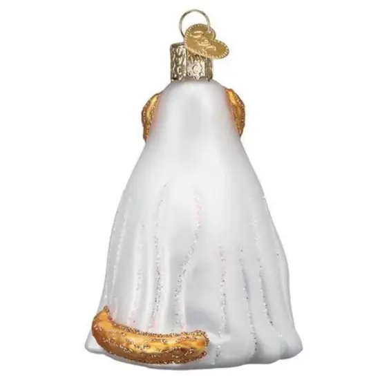 Old World Christmas 3.25 In Trick Or Treat Pooch Halloween Tree Ornament , Jack-O-Lantern White {2}