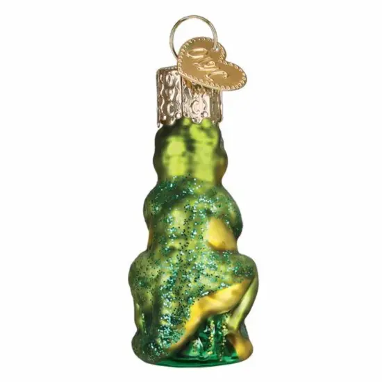 Old World Christmas 2.25 In Mini T-Rex Christmas Tree Ornament , Ornament Dinosaur Pre-Historic Green {2}