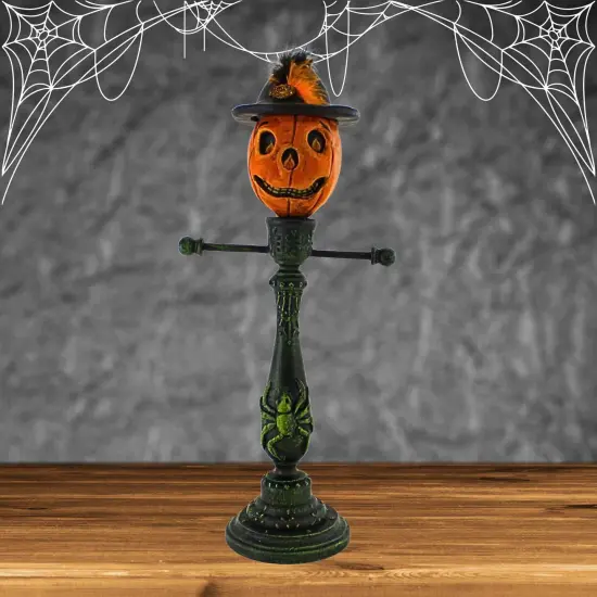 Charles Mcclenning 14.5 Inch Larry The Lamp Post Halloween Figurine , Lightweight Halloween Decor Halloween Multicolored {5}