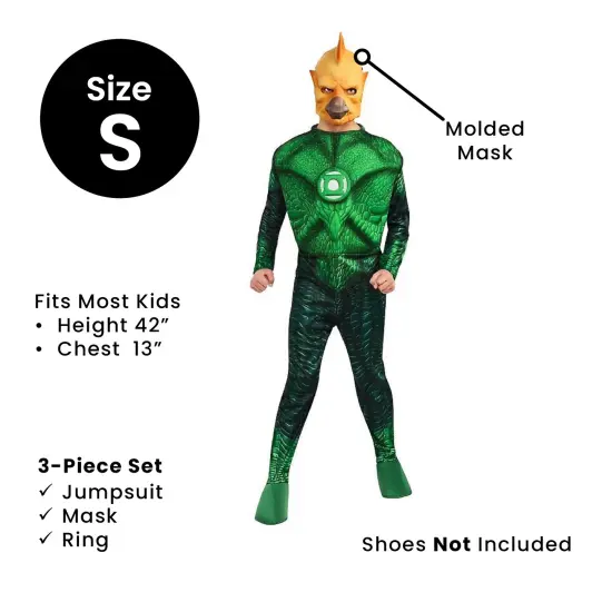 Rubies Boy's Green Lantern Tomar-Re Halloween Costume - Small 4-6 - Green {5}