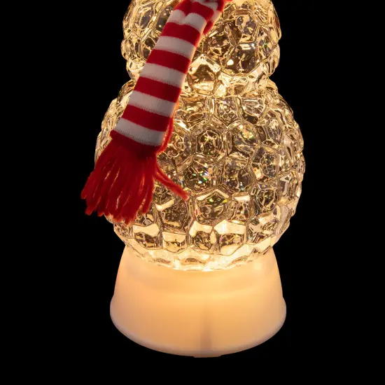 Northlight LED Lighted and Musical Snowman Christmas Snow Globe - 12" White {5}
