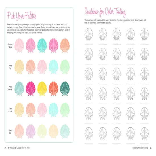 By the Seaside Coastal Coloring Book: 60 Patterns to Transport You to Your Happy Place {4}