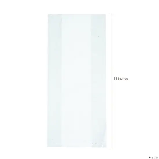 5 1/2" x 11" Bulk 150 Pc. Clear Cellophane Treat Bags {3}