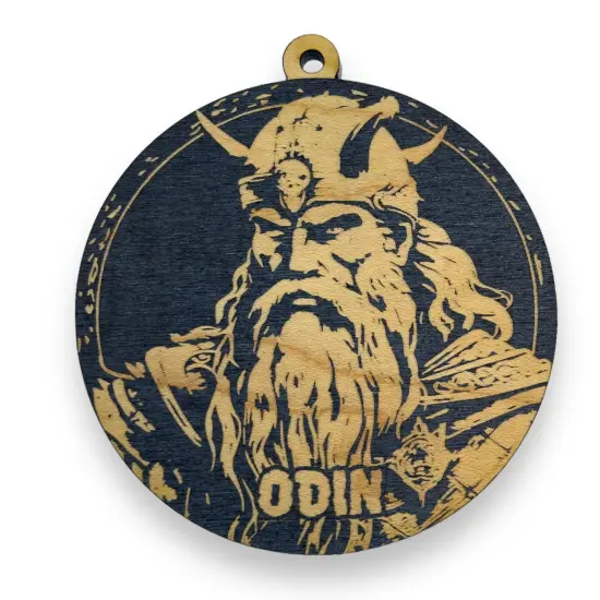 Ornament - Black - Odin {1}