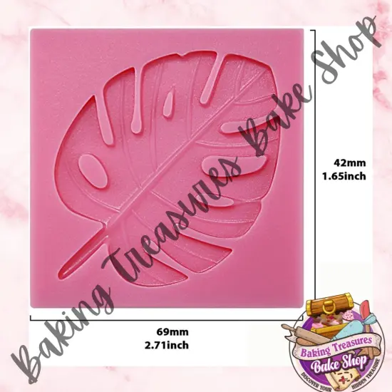 Tropical Palm Leaf silicone mold {1}