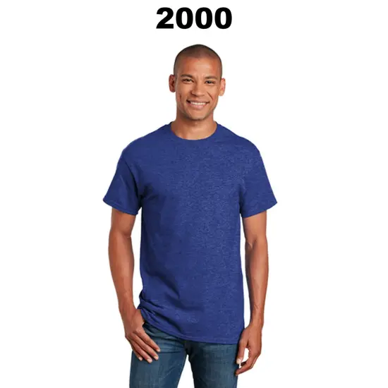 Gildan&reg; Ultra Cotton Crewneck Short Sleeve T-Shirt Dark Chocolate {3}