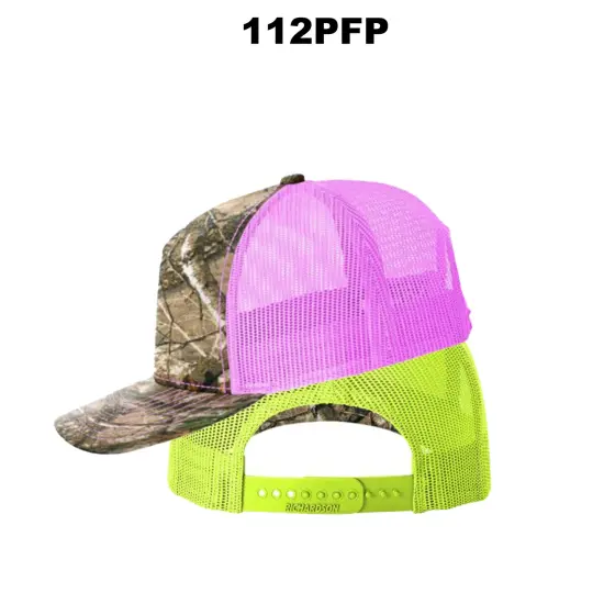 Richardson&reg; Five Panel Printed Trucker Cap Desert Brown {3}