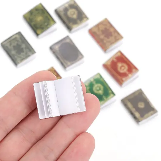 12 Pieces Miniatures Dollhouse Books, 1:12 Scale Mini Books, Model Decoration for Dollhouse Accessories Boys and Girls Play Entertainment Supplies {3}