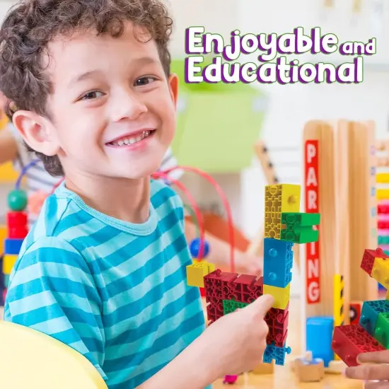 STEAM Lock Blox Building Kit - Steam Learning Building Blocks for Kids - Stem Engineering Building Toy {2}