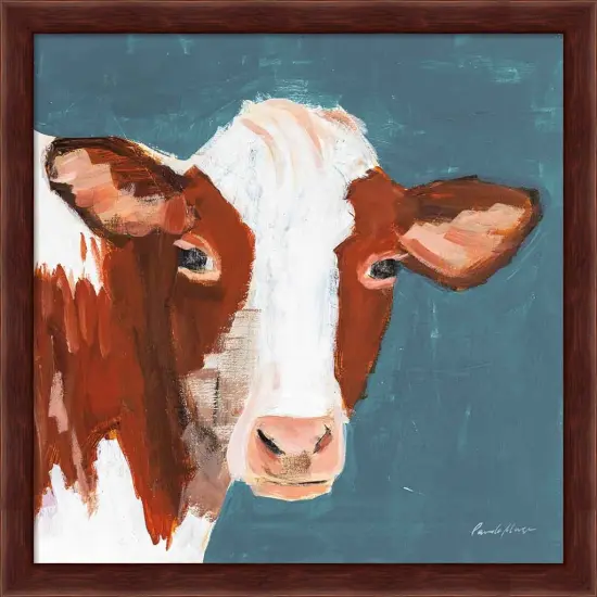 Rusty Blue by Pamela Munger 13" x 13" Framed Wall Art {1}