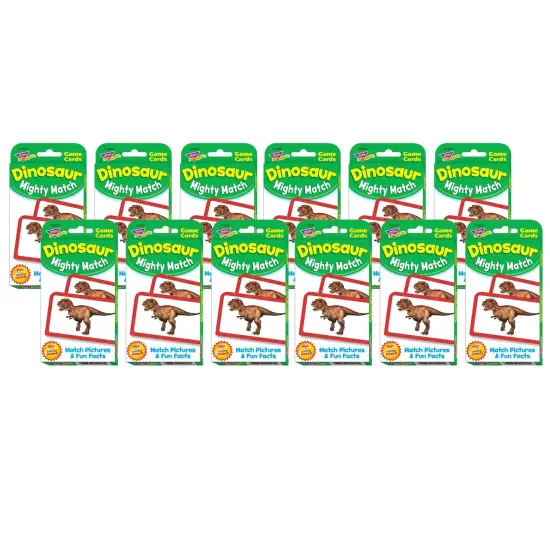 Dinosaur Mighty Match Challenge Cards&reg;, 12 Packs {1}