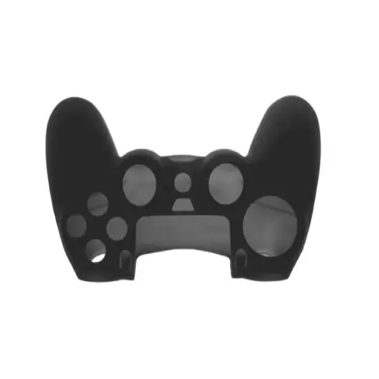 Kitcheniva Silicone Rubber Cover Case Skin For Sony Playstation 4 PS4 Controller Black+red {4}