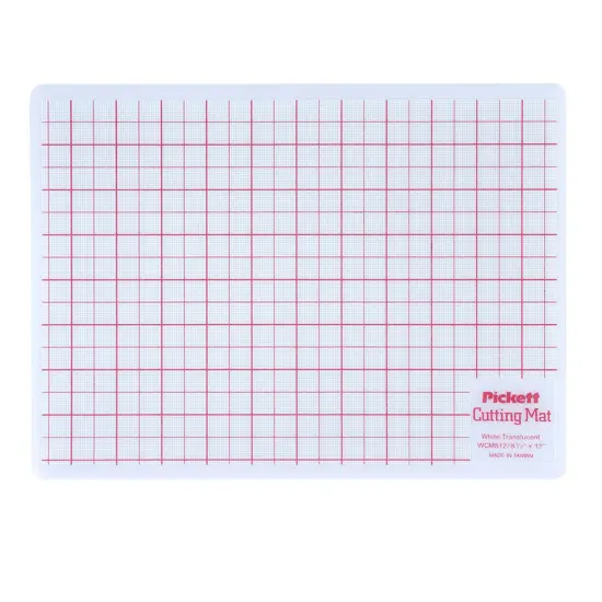 Pickett White Self-Healing Cutting Mat, 8-1/2" x 12" {1}