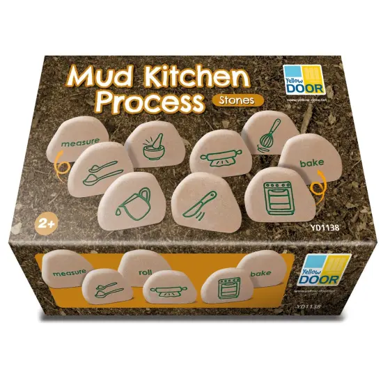 Mud Kitchen Process Stones {6}