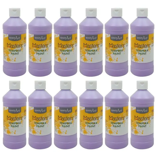 Little Masters&reg; Tempera Paint 16 oz., Light Purple, Pack of 12 {1}