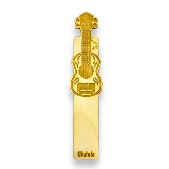 Bookmark - Ukulele - birch wood {1}