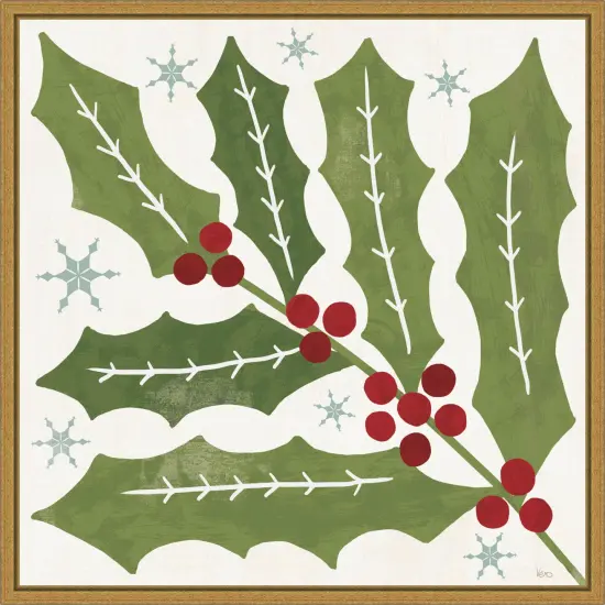 Winter Days VII by Veronique Charron Framed Canvas Wall Art {1}