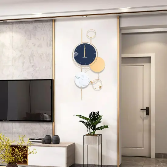 Modern Exquisite & Stylish Design Wall Clock Built-in Sweeping Seconds Movement {3}