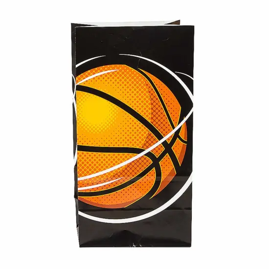 Basketball Treat Bags - 12 Pc. {3}