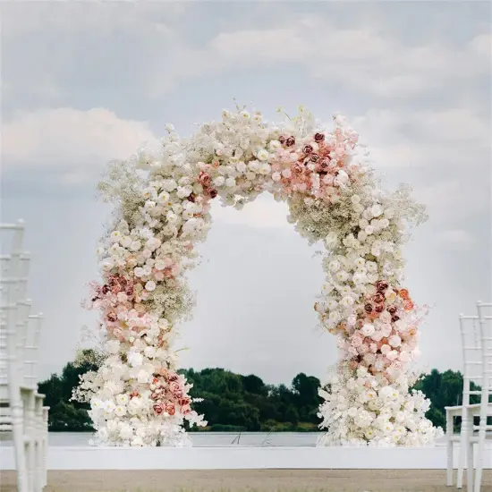 Arch Backdrop Stand Frame Flower Display Balloon Garden Pipe Arbor Wedding Party {3}