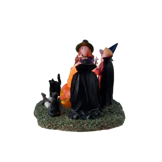 Lemax Spooky Town Halloween Village Accessory Monster Marshmallow Roast {3}