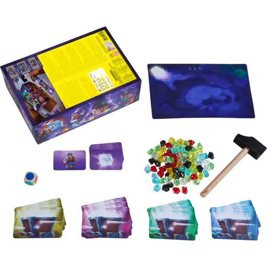 HABA Hammer Time: A Fun Kids Treasure Hunt Board Game, Family Party Game with Gems & Strategy for Ages 5+ Multicolor {3}