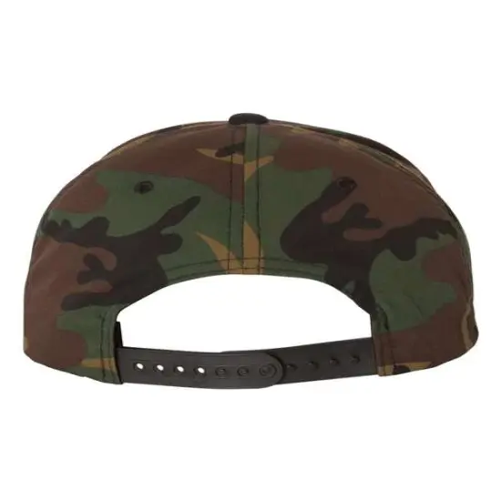 YP Classics&reg; Flat Bill Snapback Cap Camo/ Black {2}