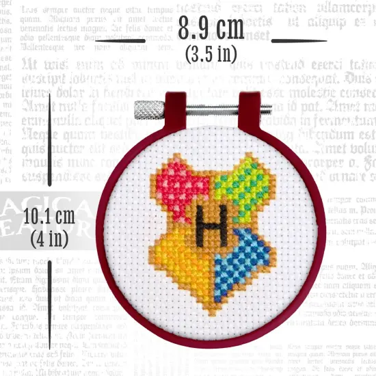 Paladone Harry Potter Stamped Cross Stitch, Embroidery Kit - Officially Licensed Wizarding World Merchandise, Easy Craft Activity for Movie Fans, Starter Kit for Needlework Beginners {4}