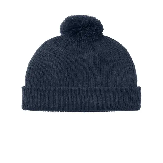 Port Authority&reg; Cozy Pom Beanie Marshmallow {6}