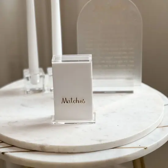 Lucite Matches Box {5}