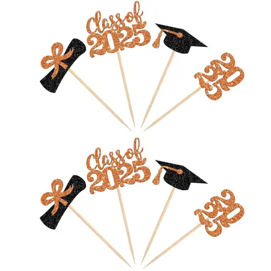 Graduation Theme Cupcake Toppers {2}