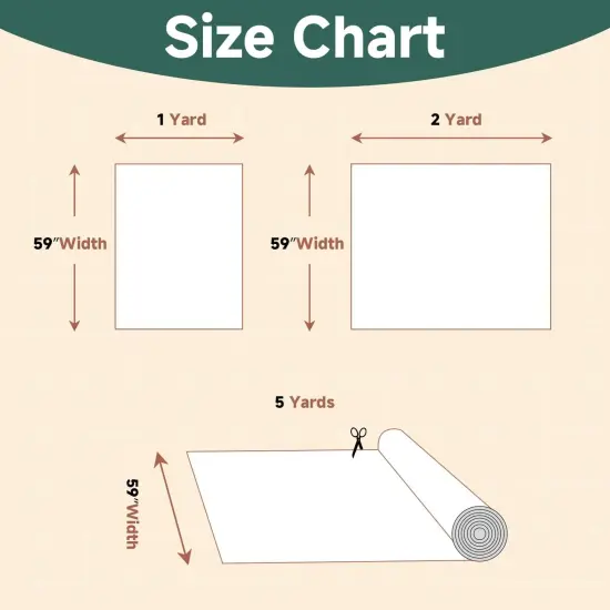 Natural Cotton Canvas Fabric - 59'' Wide, 2 Yard (Black) {5}