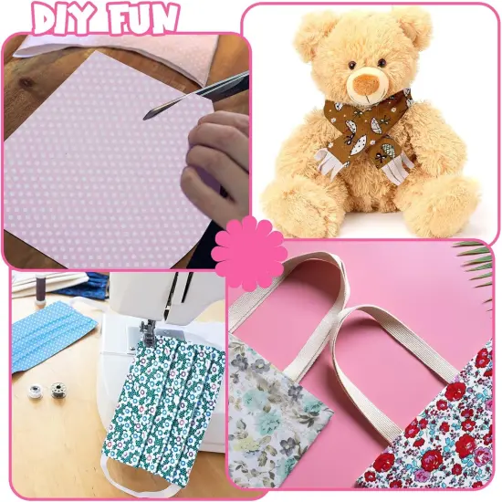 100 Pieces 10 x 10 Inches Cotton Fabric Squares Patchwork Quilting Fabric Bundles (Floral) {4}