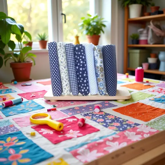 7pcs 10" x 10" (25cm x 25cm) Top Cotton Craft Fabric Bundle Squares Patchwork {2}