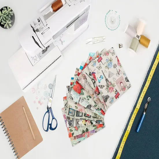 25 Options- 100% Cotton Quilting Fabric Bundles 10pcs Fat Quarters 18&rdquo;x21&rdquo; {5}