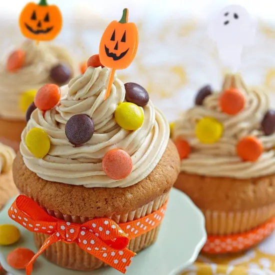 100 Pcs Plastic Halloween Picks Cupcake Toppers {5}