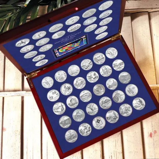 Collections Etc 50 United States of America Complete Quarters Set {1}