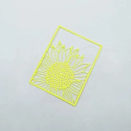 Metal Sunflower Frame Cutting Dies for Card Making {5}