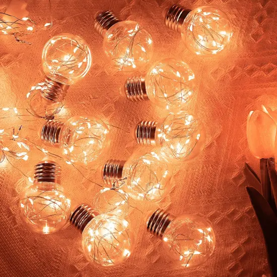 200 LED Window Curtain String Lights with Remote (Orange) {5}