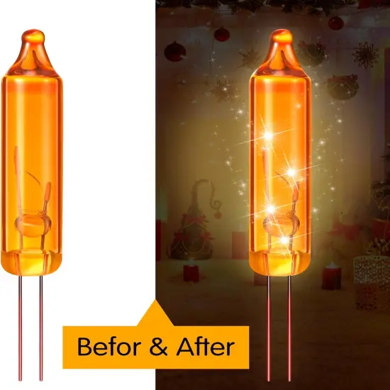 60 Count 2.5v Christmas 200 Count Mini Incandescent Wire String Lights {3}