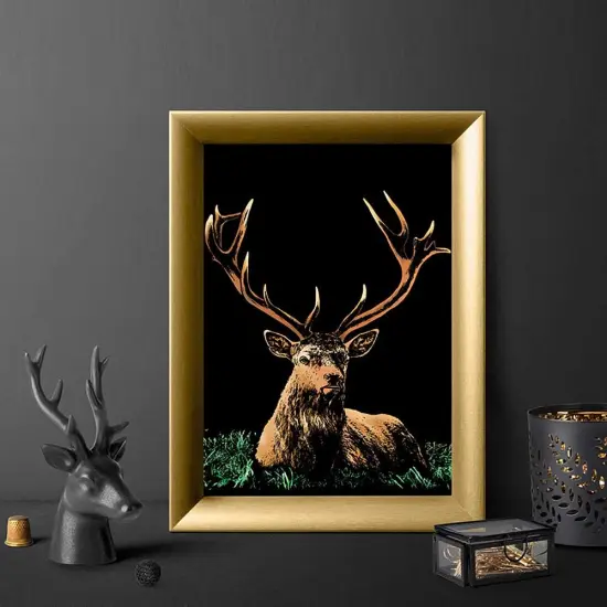 Rainbow Engraving Painting Landscape Scratchboard(A4) Crafts Set: 8 Sheets {4}