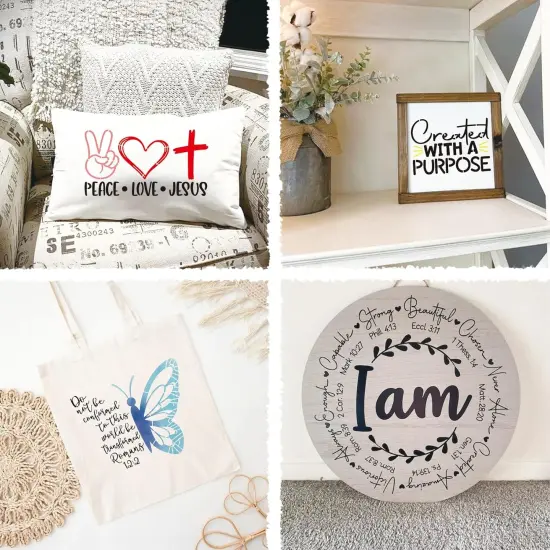 21pcs Reusable Christian Stencils {4}