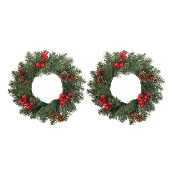 Adjustable Candle Ring or Mini Wreath 2 Pack {1}