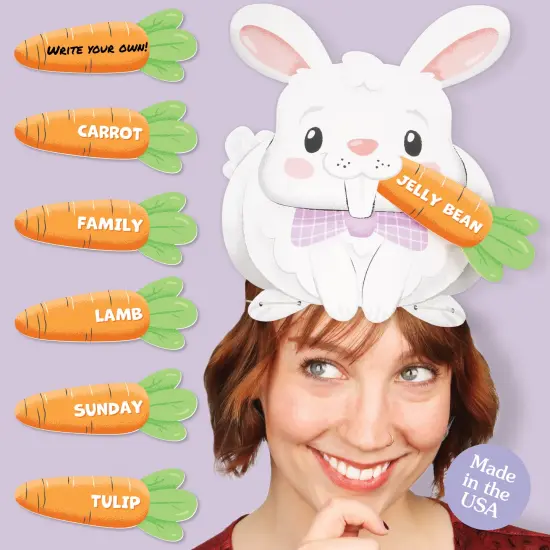 Big Dot of Happiness Spring Easter Bunny Guessing Game, Fun Easter Games for Kids and Adults, Family Guess Who Game, Holiday Party Games, Set of 8 {1}