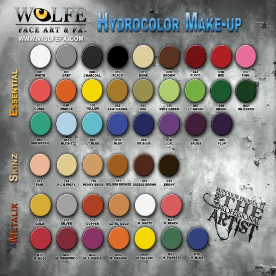 Wolfe FX Essential Colors Face Paint Professional Costume Makeup {3}