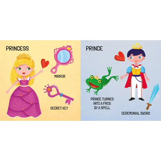 Sassi: Q-Box - The Princesses - Read-Play-Learn Enchanting Set, 40pc Puzzle, Booklet, 10 Figures, Storage Box, Interactive Educational Fun, Kids 4+ {5}